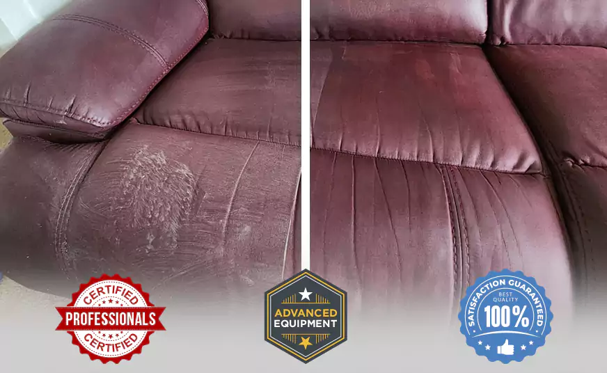 See the Difference We Can Make – Before and After Leather Sofa Cleaning in Charnock Richard, UK