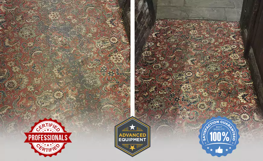 Before and After Rug Cleaning