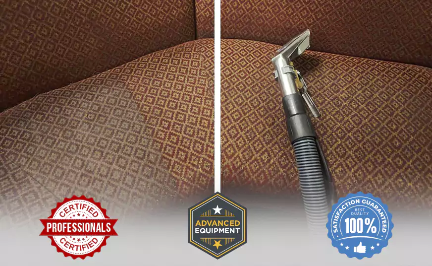 Before and After Upholstery Cleaning